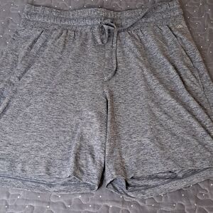 Zuda blue drawstring shorts size medium petite